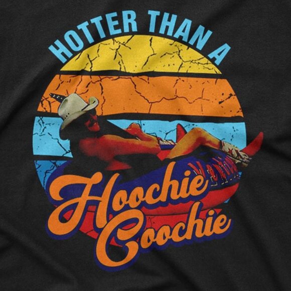 Hotter Than Hoochie Choochie 90s Meme Funny Fan Gift Graphic Quote T Shirt 24 - Picture 2 of 5